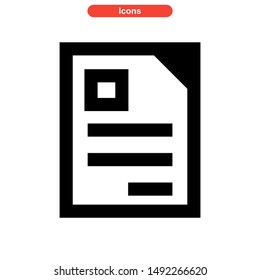 newspaper icon isolated sign symbol vector illustration - high quality black style vector icons
