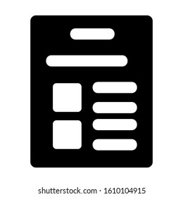 newspaper icon isolated sign symbol vector illustration - high quality black style vector icons

