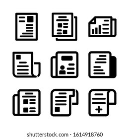 newspaper icon isolated sign symbol vector illustration - Collection of high quality black style vector icons
