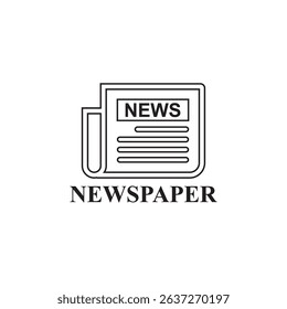 newspaper icon , journalism icon vector