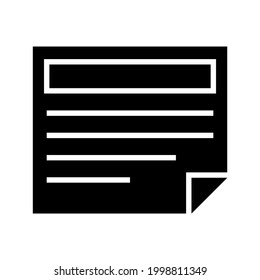 newspaper icon or logo isolated sign symbol vector illustration - high quality black style vector icons
