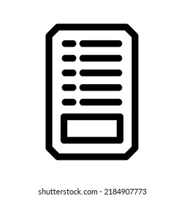 newspaper icon or logo isolated sign symbol vector illustration - high quality black style vector icons
