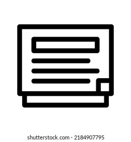 newspaper icon or logo isolated sign symbol vector illustration - high quality black style vector icons
