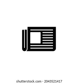 Newspaper icon. news paper sign and symbolign