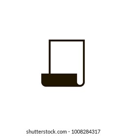 newspaper icon. sign design