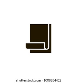 newspaper icon. sign design