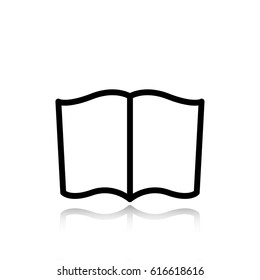 newspaper icon stock vector illustration