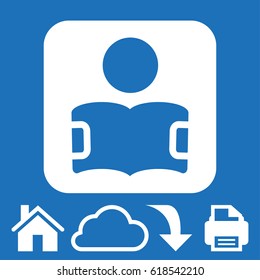 newspaper icon stock vector illustration