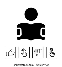 newspaper icon stock vector illustration