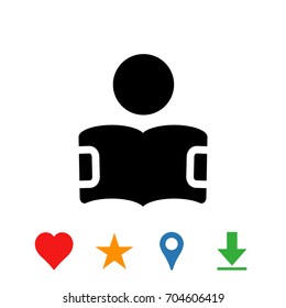 newspaper icon stock vector illustration