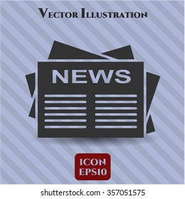 Newspaper icon or symbol