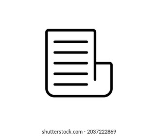 Newspaper icon thin line for web and mobile, modern minimalistic flat design. Vector dark grey icon on white background