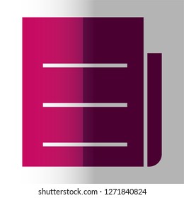 newspaper icon vector