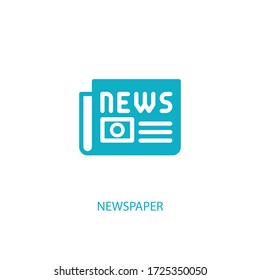 Icono del periódico. diseño de arte vectorial
