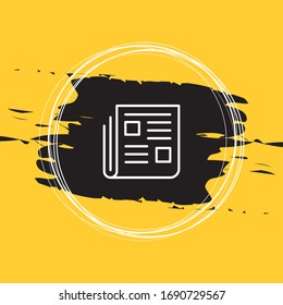 Newspaper Icon Vector Illustration Eps10