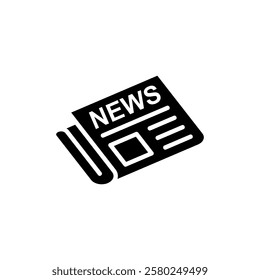 Newspaper icon vector illustration. news paper sign and symbolign