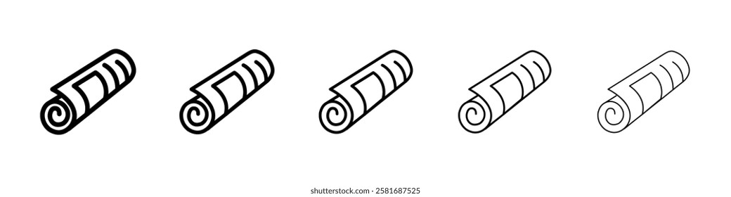 Newspaper icon Vector logo sign