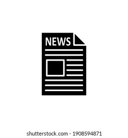 Newspaper icon vector. news paper vector sign