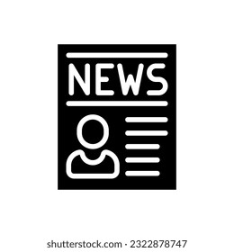 Newspaper icon vector set. news illustration sign collection. press symbol. 