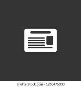 newspaper icon vector. newspaper sign on black background. newspaper icon for web and app
