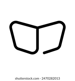 Newspaper Icon Vector Symbol Design Illustration