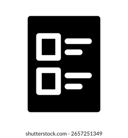 Ilustración de diseño de símbolo de Vector de ícono de periódico