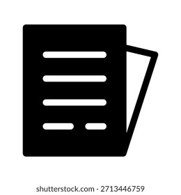 Newspaper Icon Vector Symbol Design Illustration