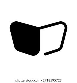 Ilustración de diseño de símbolo de Vector de ícono de periódico