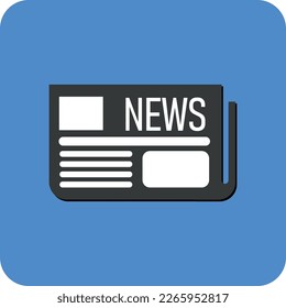 newspaper icon vector template. News Icon, Newspaper Icon