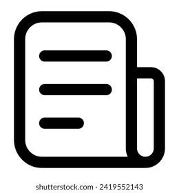 Newspaper Icon for web, app, uiux, infographic, etc