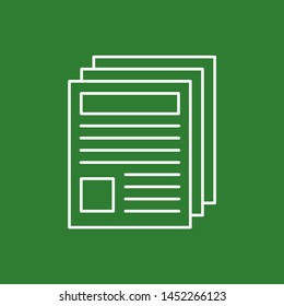 Newspaper icon for your project
