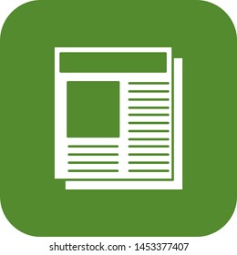 Newspaper icon for your project
