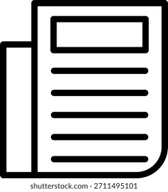 Zeitungssymbol für Ihr Projekt