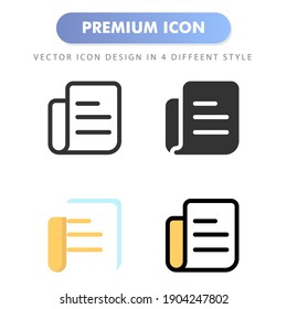 newspaper icon for your web site design, logo, app, UI. Vector graphics illustration and editable stroke. icon design EPS 10.