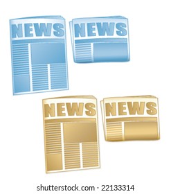 Newspaper icons