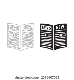 eine Zeitungsgrafik in Vektorform