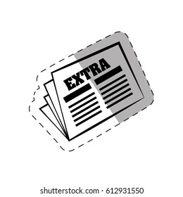 newspaper letter extra paper