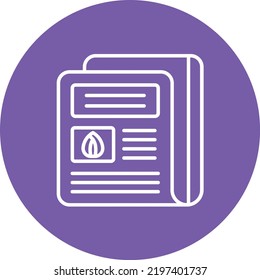 Vektorbild des Zeilenumbruchs der Zeitung Kann auch für Web-Apps, mobile Apps und Printmedien verwendet werden.