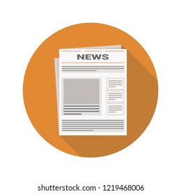 Newspaper news. Vector illustration.