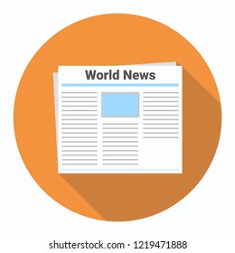 Newspaper news. Vector illustration.