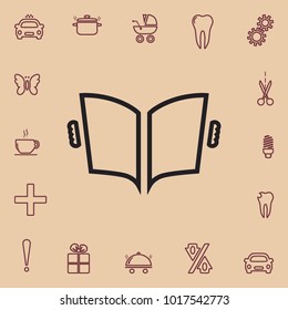 Newspaper outline icon,vector design