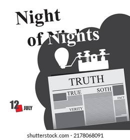 Newspaper page for the event - 