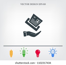 Newspaper, press, news vector icon.
