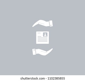 Newspaper, press, news vector icon.