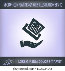 Newspaper, press, news vector icon.