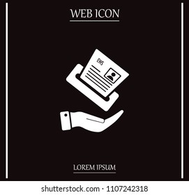 Newspaper, press, news vector icon.