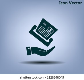 Newspaper, press, news vector icon.
