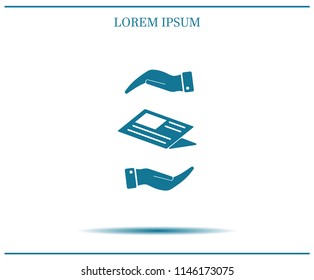 Newspaper, press, news vector icon.