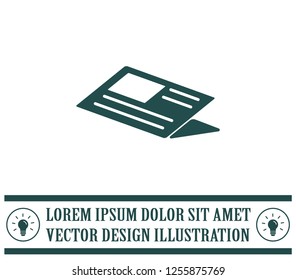 Newspaper, press, news vector icon.
