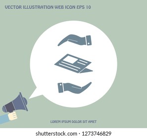Newspaper press, news vector icon.